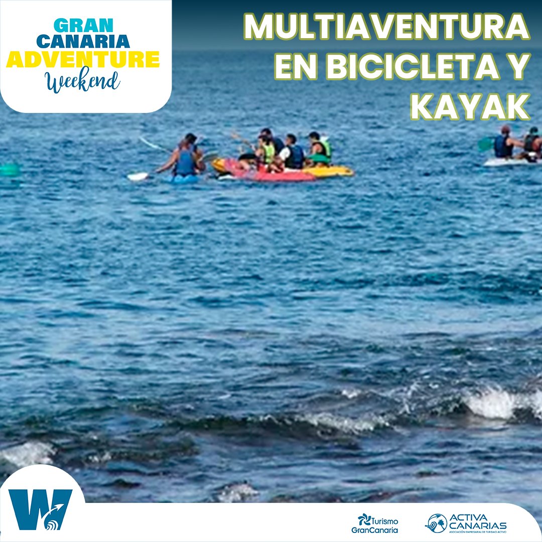 Una actividad multiaventura en la que recorreremos el sur de la isla en bicicleta para terminar disfrutando de una paseo en kayak por la preciosa costa de Gran Canaria.

Reserva aquí👇

turismoactivograncanaria.com/program

#GCAW24 #TurismoActivo #bicicleta #kayak #grancanaria