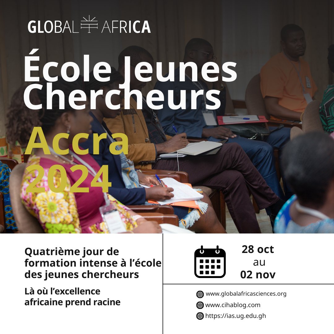 Quatrième jour de formation à l’École des Jeunes Chercheurs à Accra
Sous le thème « Les relations humanitaires et la réinvention de l’avenir de l’Afrique : généalogies, pratiques actuelles et exigence décoloniale », cette journée offre des échanges riches et inspirants.
<a href="/CIHABlog/">CIHA</a>