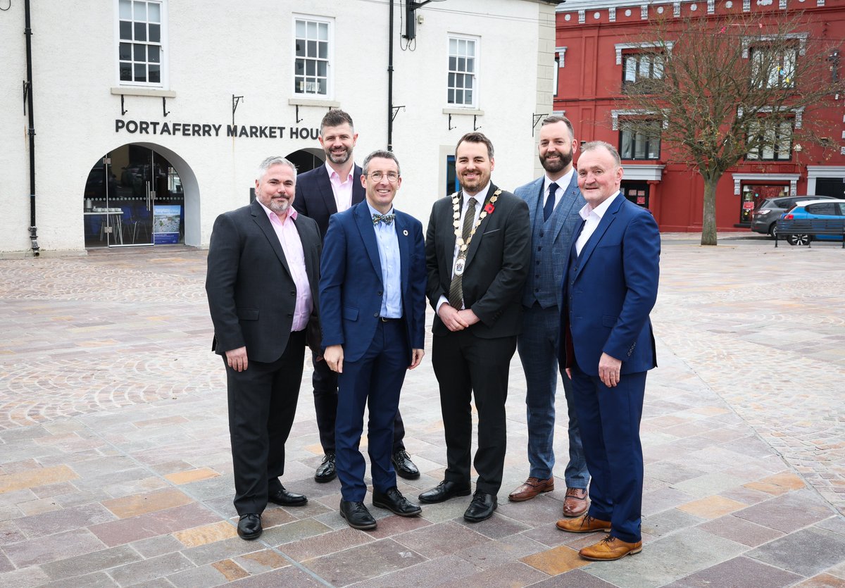 Minister Andrew Muir <a href="/daera_ni/">DAERA</a> &amp; representatives from <a href="/CommunitiesNI/">Communities NI</a>, <a href="/deptinfra/">Department for Infrastructure</a>, Portaferry Steering Group, <a href="/AECOM/">AECOM</a> &amp; <a href="/NorthstoneUK/">Northstone</a> , visited Portaferry where <a href="/ANDborough/">ArdsandNorthDown</a> announced completion of the of £2m Portaferry Public Realm Scheme.

Read more: bit.ly/4f8TZvs