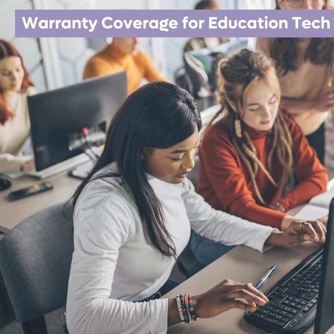 GetCoverCompany's tweet image. 📚🎓 Educational institutions rely on seamless tech to power learning. With Get Cover’s proprietary warranty solutions, your organization can reduce downtime and keep students connected. Learn more here: getcover.com #insurtech #getcover #warrantyprotection #edtech