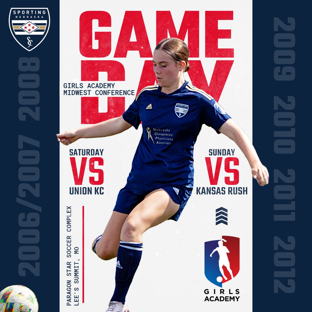 SportingNEGirlsGA (@snfcgirlsga) on Twitter photo Our GA teams are heading ⬇️ to KC this weekend for a rematch against <a href="/unionkcGA/">Union KC Girl’s Academy</a> & <a href="/KS_RushSoccer/">Kansas Rush Soccer Club</a>. Looking to earn those points as we gear up for the GA Winter Showcase in a month! <a href="/SportingNE_FC/">SportingNebraskaFC</a> <a href="/GAcademyLeague/">Girls Academy</a> Our GA teams are heading ⬇️ to KC this weekend for a rematch against <a href="/unionkcGA/">Union KC Girl’s Academy</a> & <a href="/KS_RushSoccer/">Kansas Rush Soccer Club</a>. Looking to earn those points as we gear up for the GA Winter Showcase in a month! <a href="/SportingNE_FC/">SportingNebraskaFC</a> <a href="/GAcademyLeague/">Girls Academy</a>