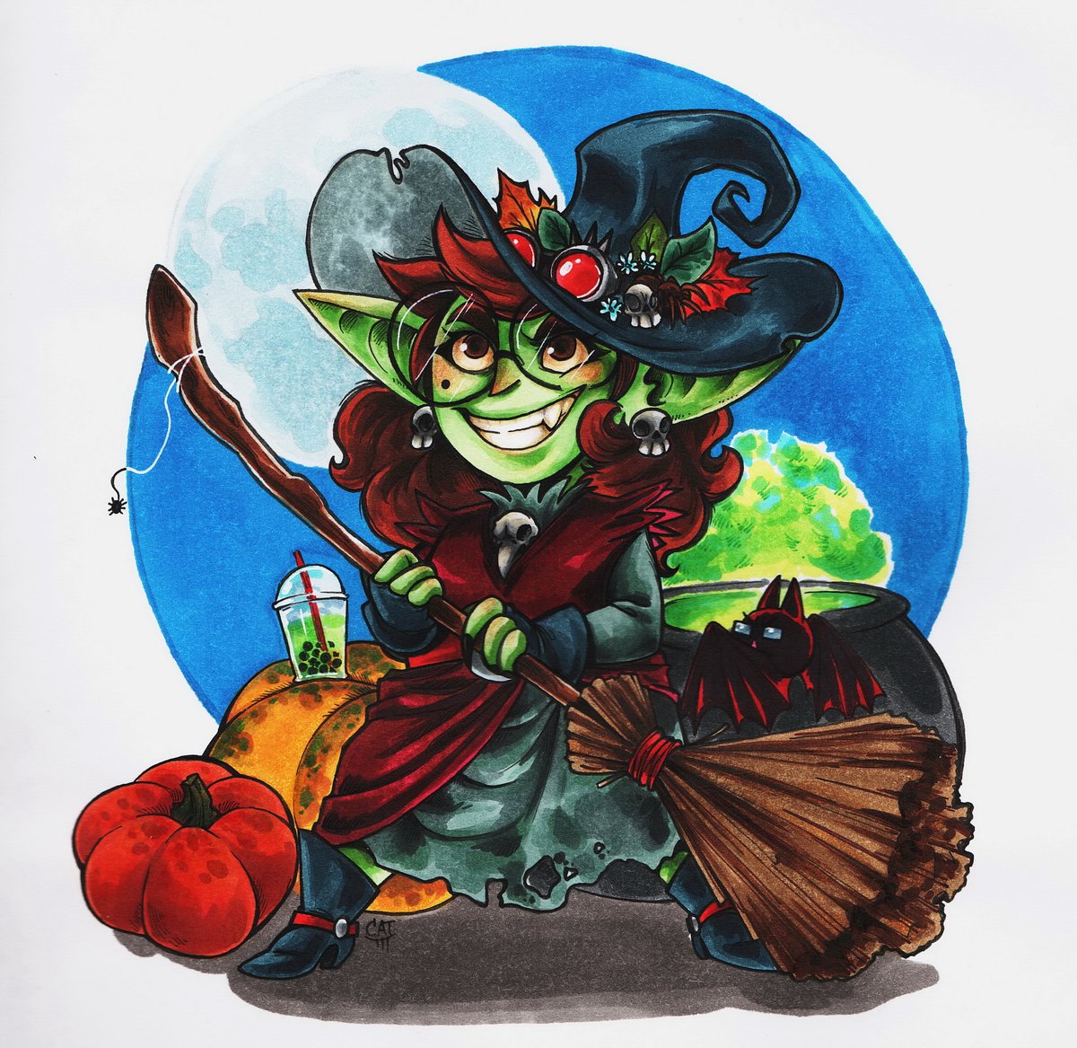 Yay! New avatar for my B-Day and Halloween! :3 👻🥳