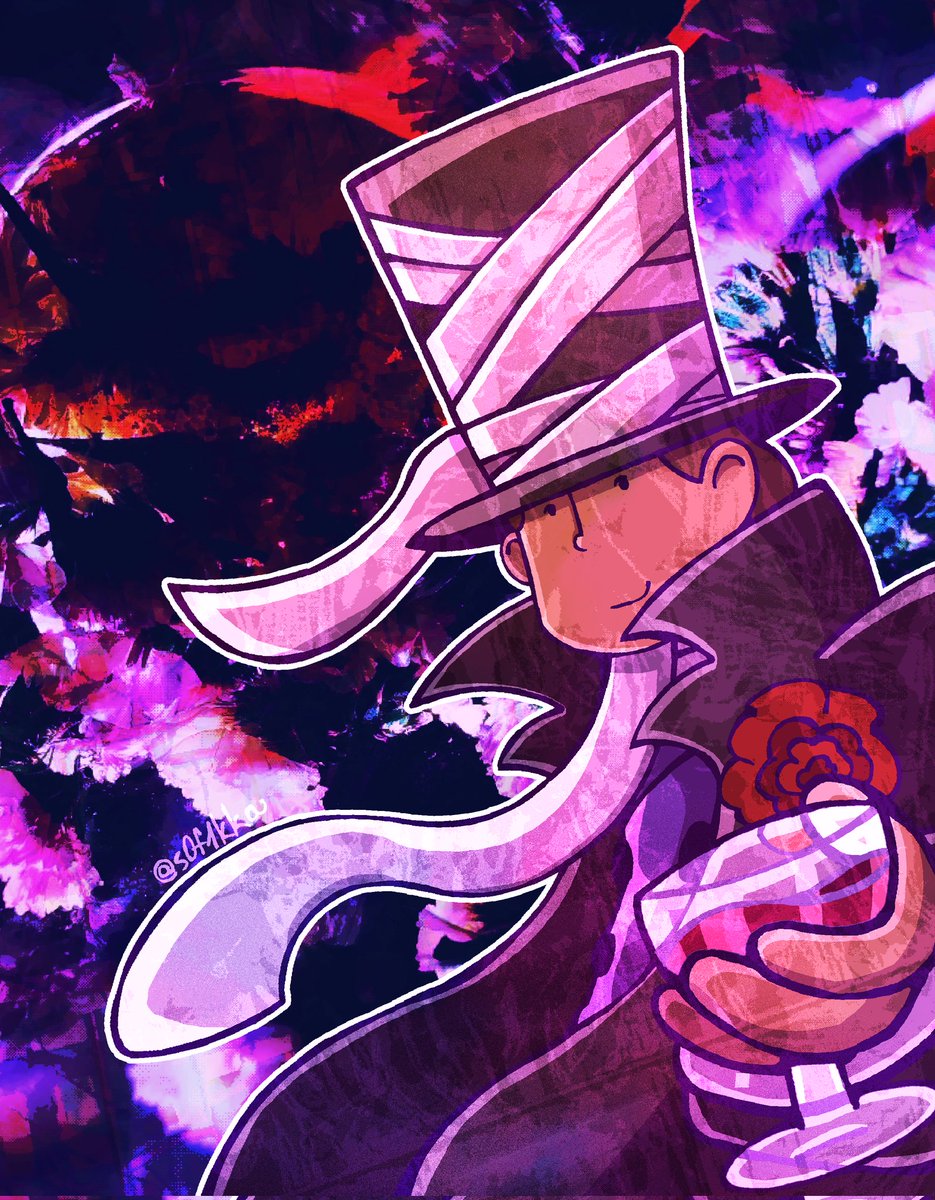 s0f1kka's tweet photo. HAPPY HALLOWEEN!!!! 

#professorlayton https://t.co/AYgRpuJQrH
