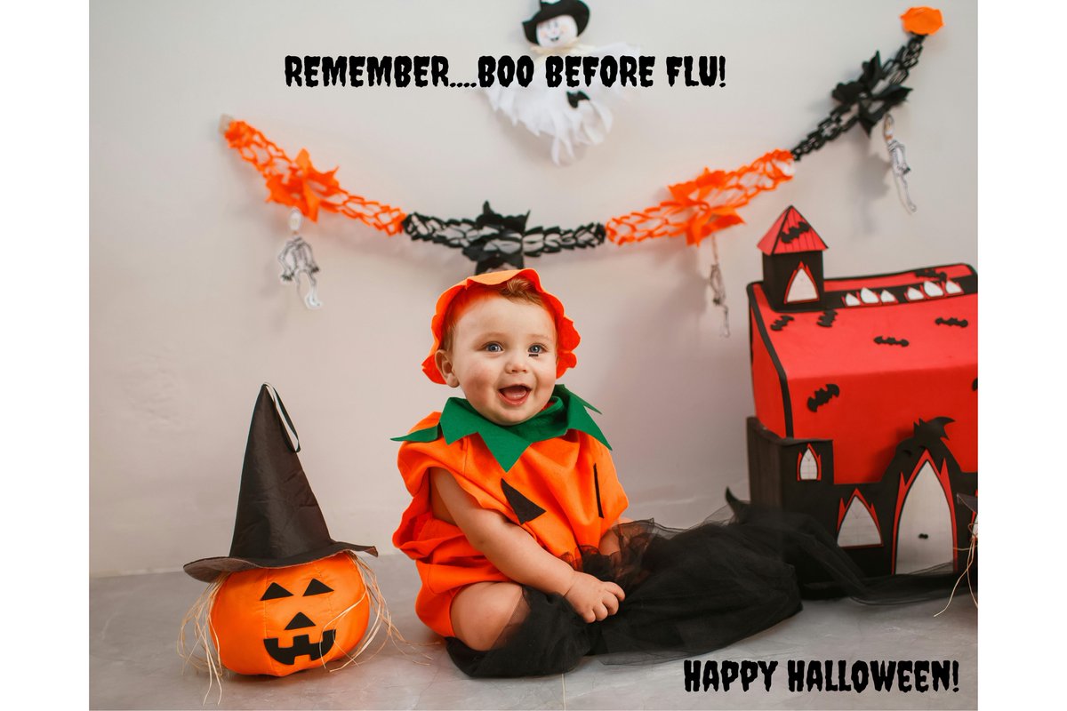 A good way to remember it is time for a flu shot is to use the phrase ‘Boo Before Flu!’

For more information on AAP’s flu vaccine recommendations for kids here: publications.aap.org/.../Immunizati…...