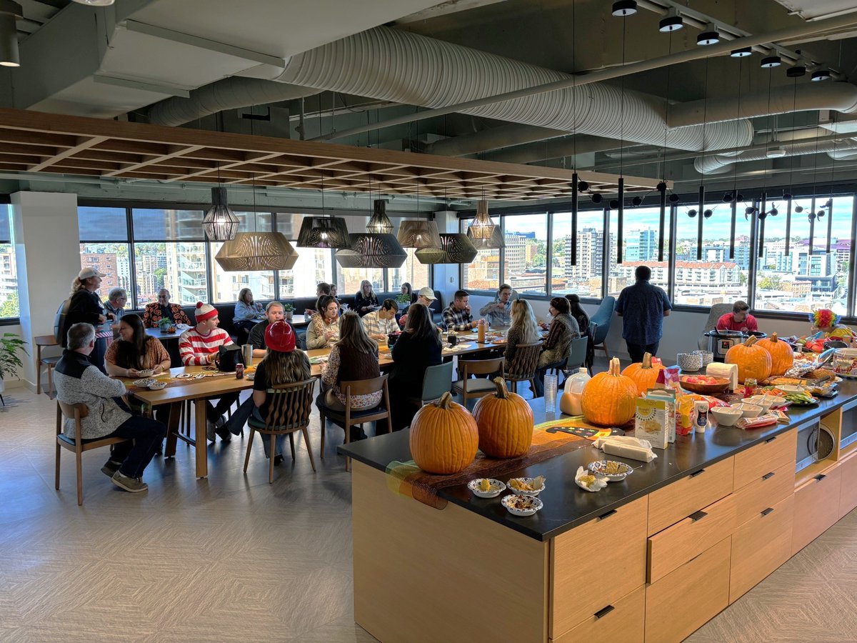 PGAVArchitects's tweet photo. Happy Halloween from the Ghoulest Office in KC!! Our office had the best time today celebrating with pumpkin carving, chili, and costumes.

Help us make it official. Vote for PGAV Architects for Kansas City Business Journal's 2024 Coolest Office Space.

https://t.co/jA3LtVkBoG https://t.co/AHNIm7TRqZ