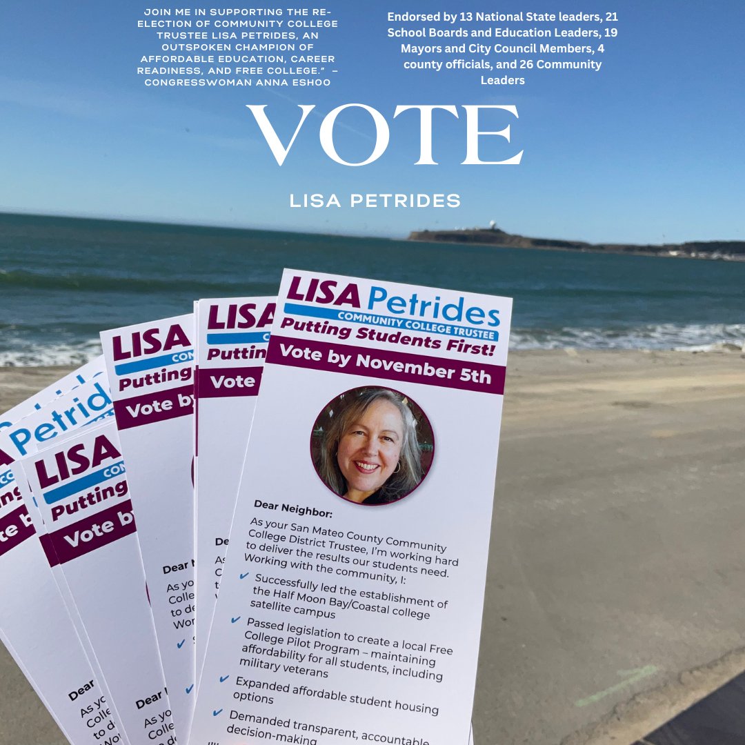 Lisa Petrides - Board of Trustees, SMCCD tweet media