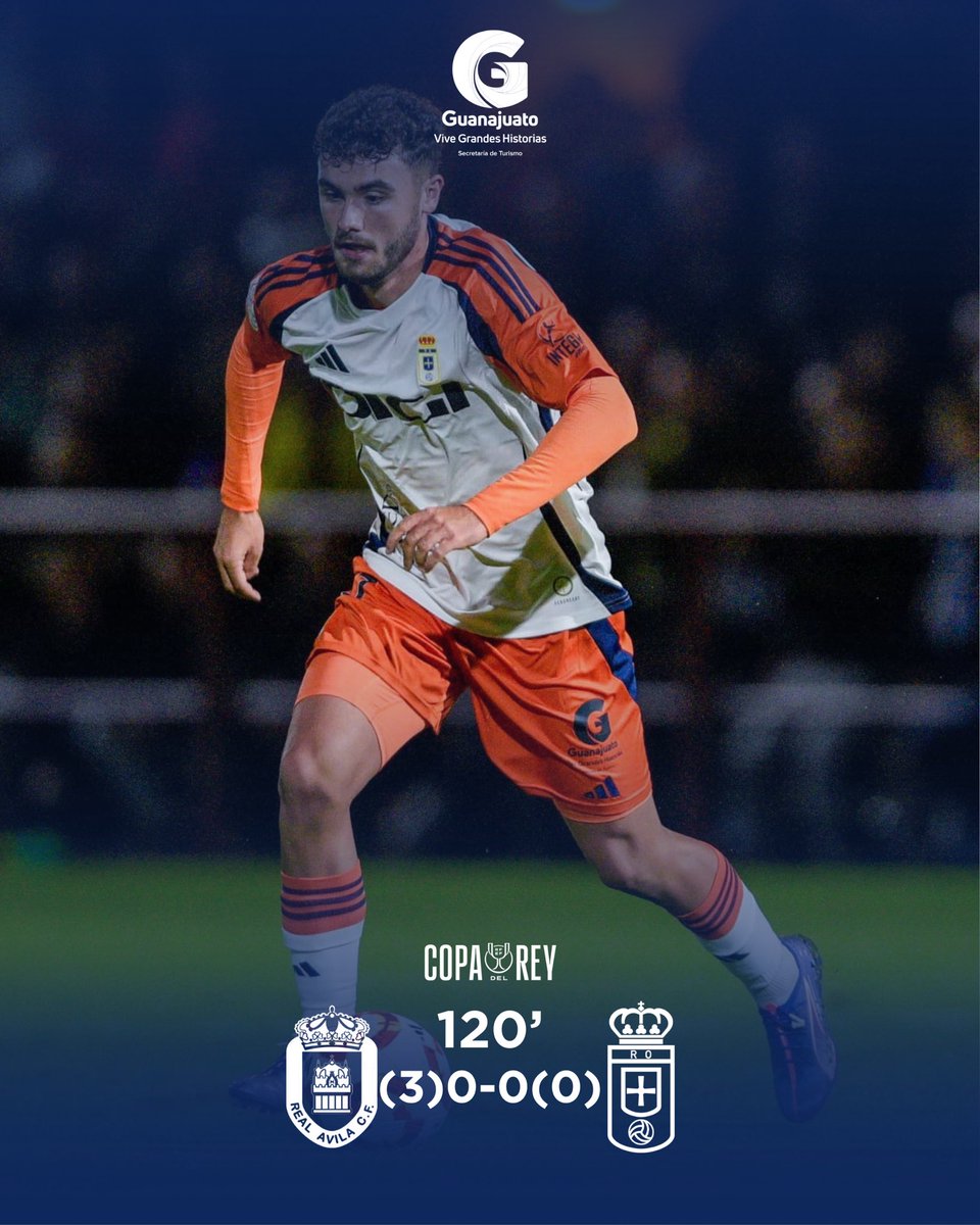 ⏹️ Final en el Adolfo Suárez. Caemos eliminados de la #CopaDelRey. 

#RealÁvilaRealOviedo 
#VamosOviedo 🔵⚪