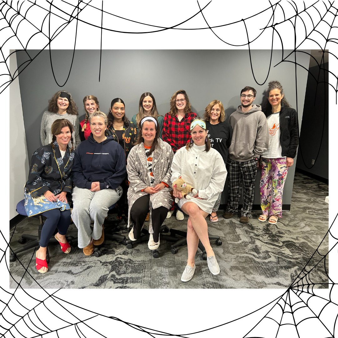 The one where Winnie and friends, The Pink Ladies, a T-Bird, and farmer Dani show up at a slumber party.

Happy Halloween from Mintz + Hoke! Who do you think had the best costume?