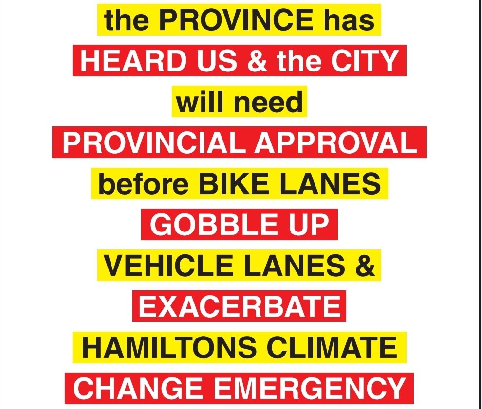 ConcernHamilton's tweet image. The province listens to us more than our own counsellors. City of Hamilton are you listening? Climate crisis or city council crisis?
#hamiltonnews #hamiltontalks #citycouncilhamilton #hamont #cityofhamilton #hamon #bikelanes #hamiltontraffic #roadrage #crisis #climatecrisis