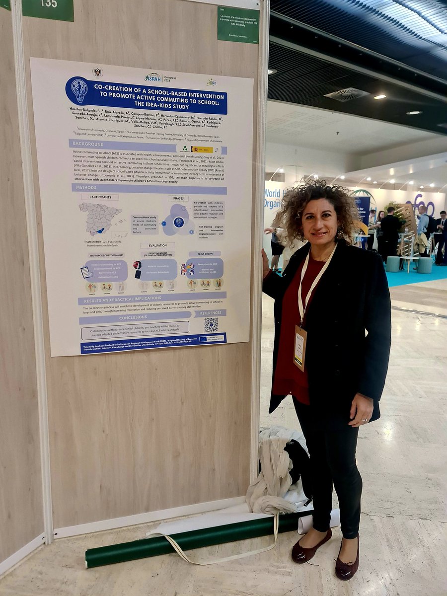 PalmaChillon's tweet photo. Excited to present for the 1st time our new project @ideakidsproject and preliminary results of the #PacoStudy in the conference @ISPAH2024 in Paris. Excited to meet old and new colleagues. Excited to keep learning!! @profithugr @CanalUGR https://t.co/TFxDeU92cq