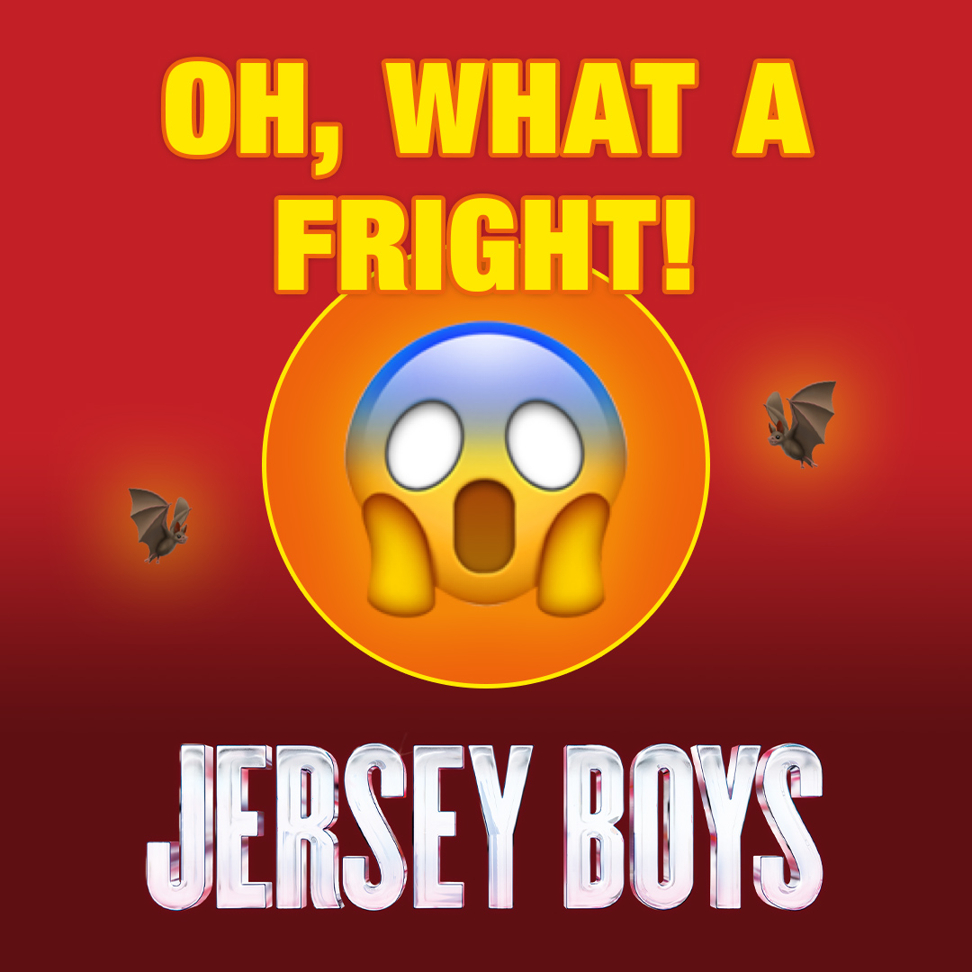 JerseyBoysInfo's tweet photo. This Halloween, we’re mixing chills and thrills with some #JerseyBoys classics! Which spooky title gets you grooving? 🎃 https://t.co/Z8bEl4KJZP