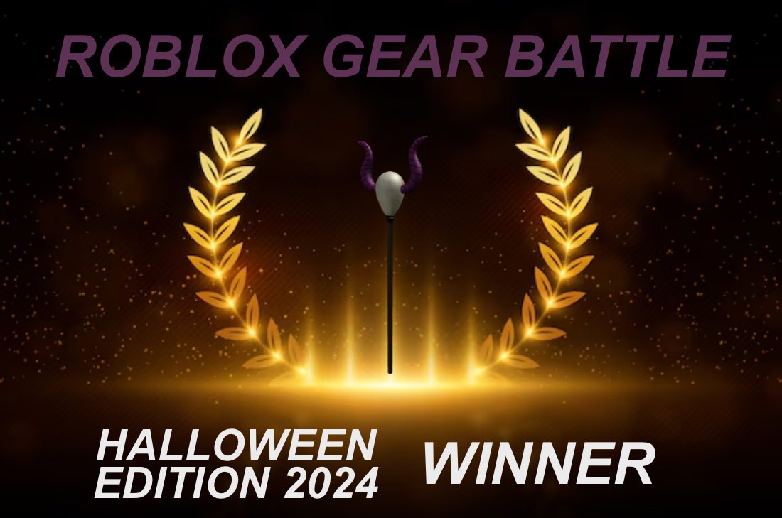 RBLXGearBattles's tweet image. The winner of the #HalloweenEdition ‘24 has been determined: @ZombieStaff