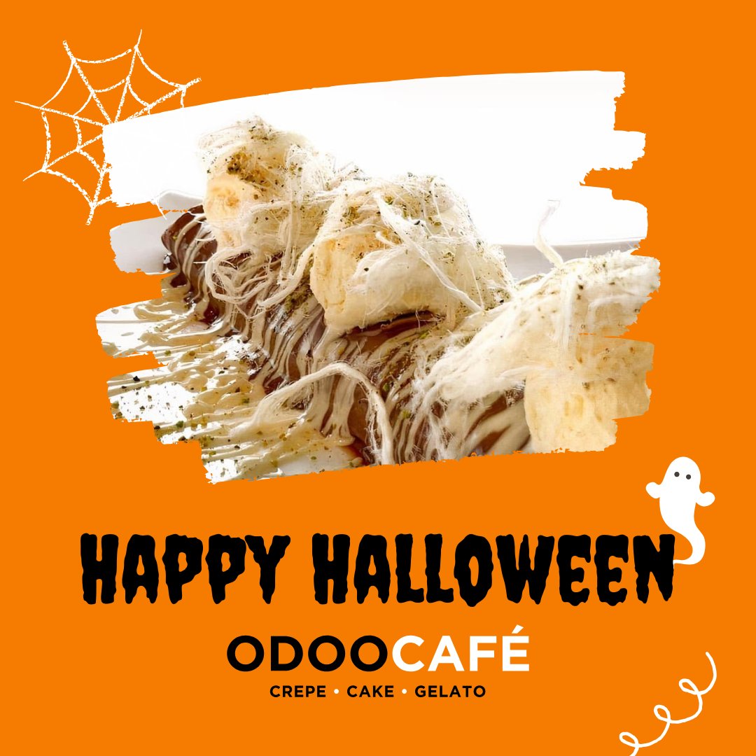 OdooCafe's tweet photo. Our Cotton Candy Crepe is so good, it's scary! 👻 

Sink your fangs into our spooktacular crepes this Halloween at Odoo Café! 🎃🍬

#Halloween #OdooCafe #OakvilleEats https://t.co/Keq48IHSmE