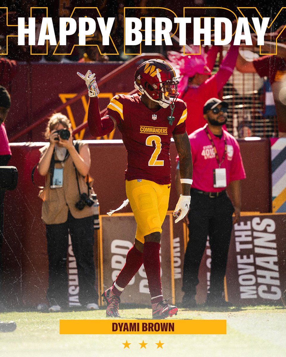 Commanders's tweet image. Happy birthday @deuce2_! 🎂