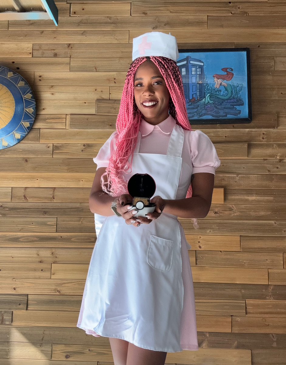 KrystinaArielle's tweet photo. Welcome to our Pokémon Center.
We can heal your Pokémon to perfect health.
Shall we heal your Pokémon?
·
Thank you Ginny Di for helping me evolve into Nurse Joy! 
·
#pokemon https://t.co/5fm85O0scv