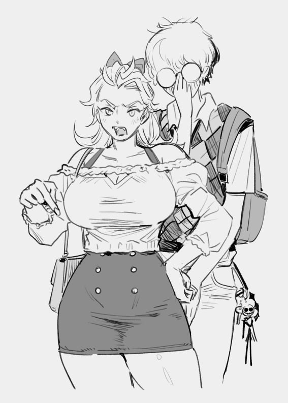 ※女体化 rule 63
baddie sebe and nerd skully