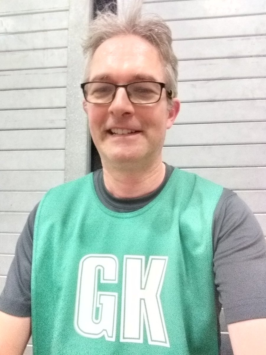 Had such a workout playing GK at tonights mixed #netball training session at #aldridgenetballclub. Really enjoyed it as well. #netballforall