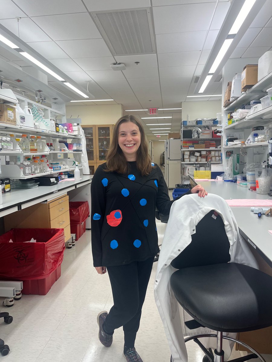 Dressed as the spookiest thing I could think of this Halloween- a poor mCherry transfection efficiency, counterstained with DAPI of course