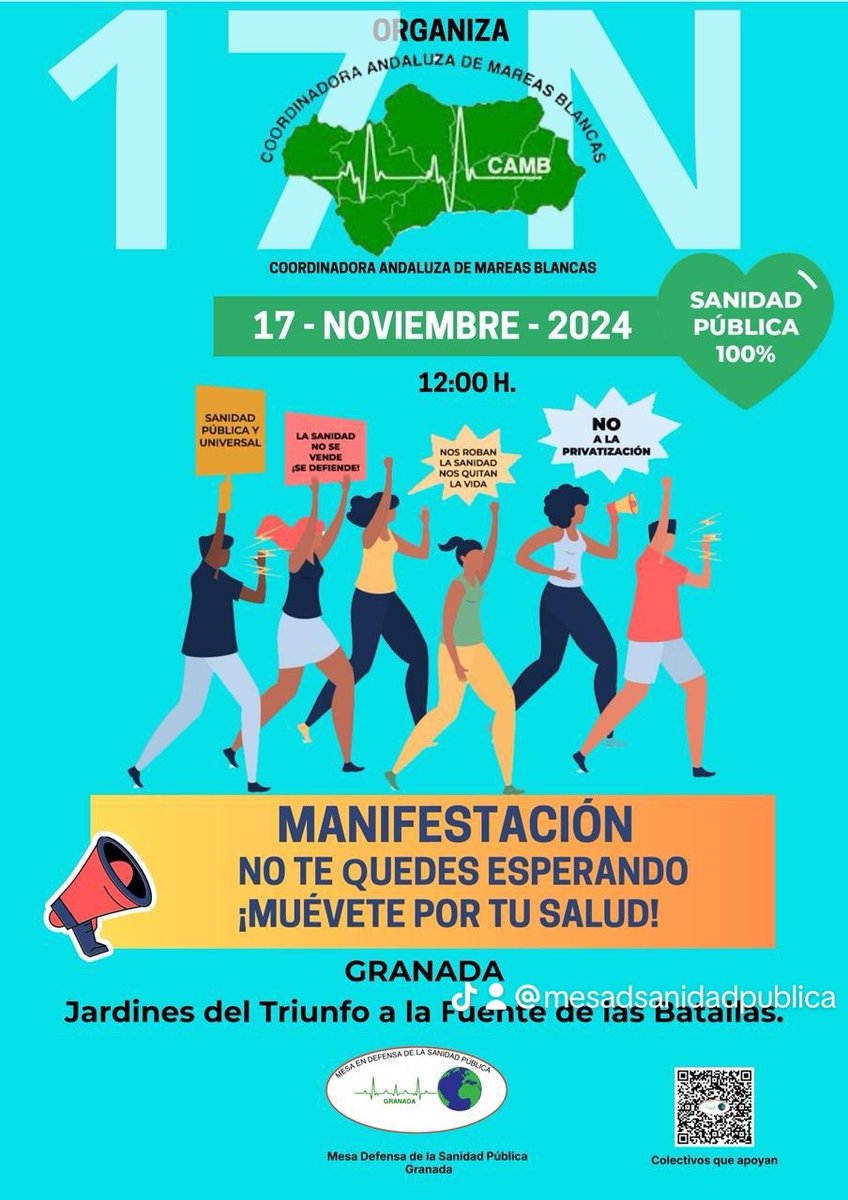 Marea Blanca de Granada. MDSP tweet media