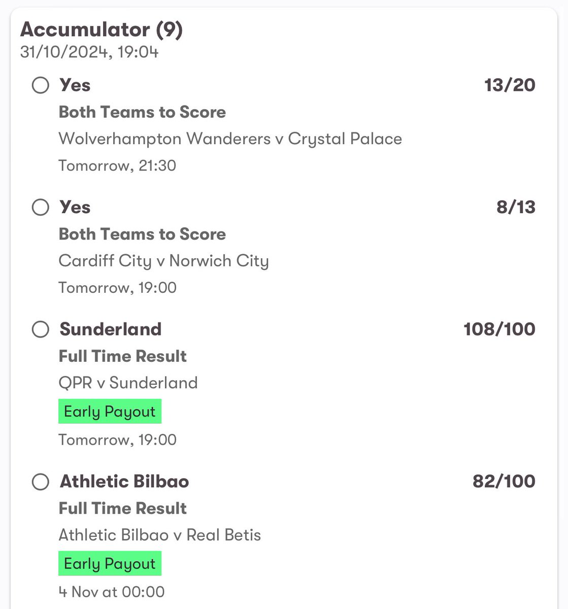 Lemzyy_'s tweet photo. ⚡️BONUS⚡️WEEKEND ACCA (Placed on 10Bet)

£10 RETURNS £1,343 🤑

ODDS: 103.60 📊

🚨 SIGN up with 10Bet to DOUBLE your 1st deposit when you place this acca! 🤩 Check the replies to CLAIM this offer! 🔥(T&amp;Cs apply)

IF THIS WINS I’LL GIVEAWAY £1,000 TO ONE PERSON WHO LIKES ❤️ THIS! https://t.co/679AA4gyaf