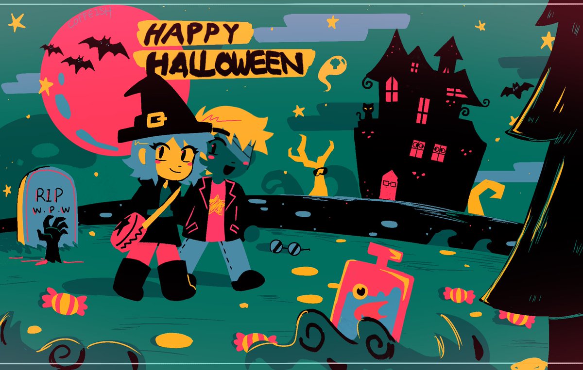 Coffeish44's tweet photo. #scottober #Scottober2024 happy halloween guys!!! https://t.co/NXBZeLBpdX