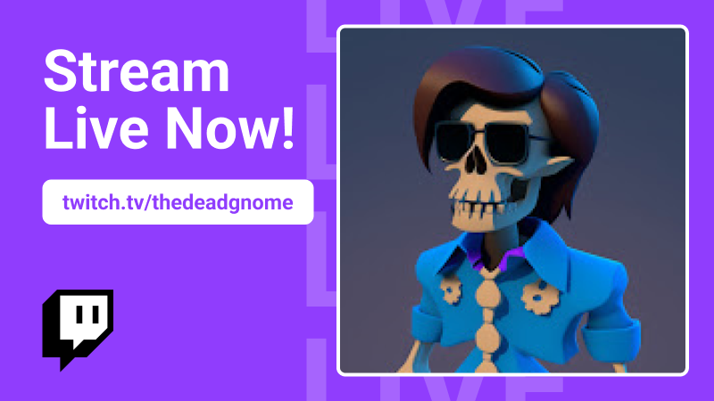 GnomeDead's tweet photo. GNOME IS LIVE π
https://t.co/p1typnm4Ti
Happy Halloween π
#Vtuber #HorrorGames #FMF2 #twitchlivestream https://t.co/BfKH0BADje