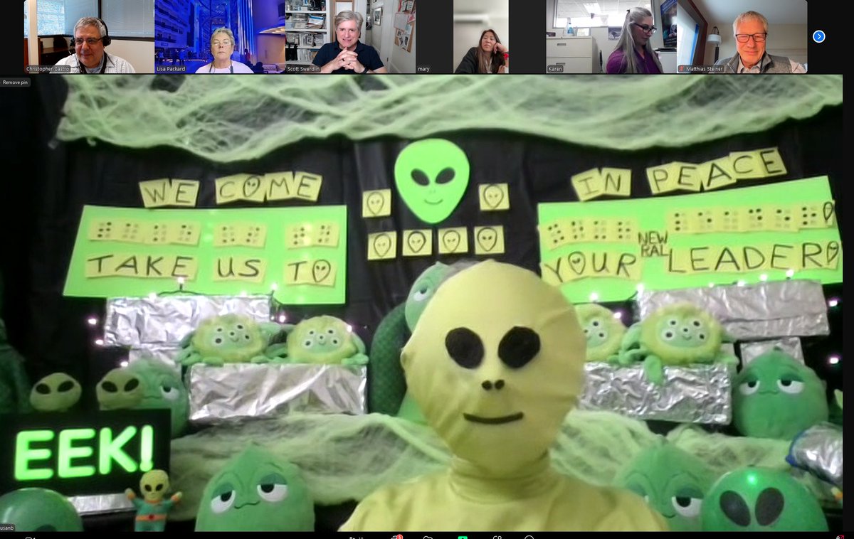 CLCastro1974's tweet photo. The annual Halloween surprise by RAL's own Susan Broussard.   I'm honored! https://t.co/JJd60Ju590