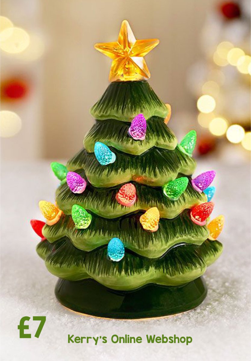 ShopWithKerry's tweet image. LED Light Up Christmas Tree

H10.5 x W9 x D9cm

kerry.vivamknetwork.co.uk/led-light-up-c… 

Delivery UK wide

#Christmas2024 #christmasdecor #christmas #tree #decorations #led