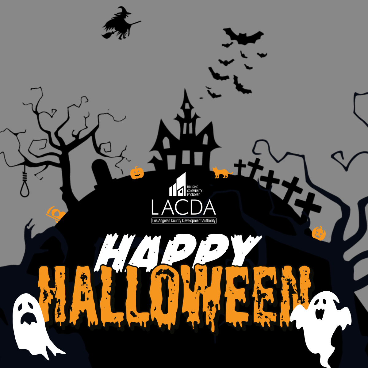 LACDevAuthority's tweet image. #HappyHalloween 🎃👻🦇 from all of us at #LACDA! Wishing you a spooktacular day with joy and excitement. As you embark on your Halloween adventures, we want to remind you to be safe and have fun.