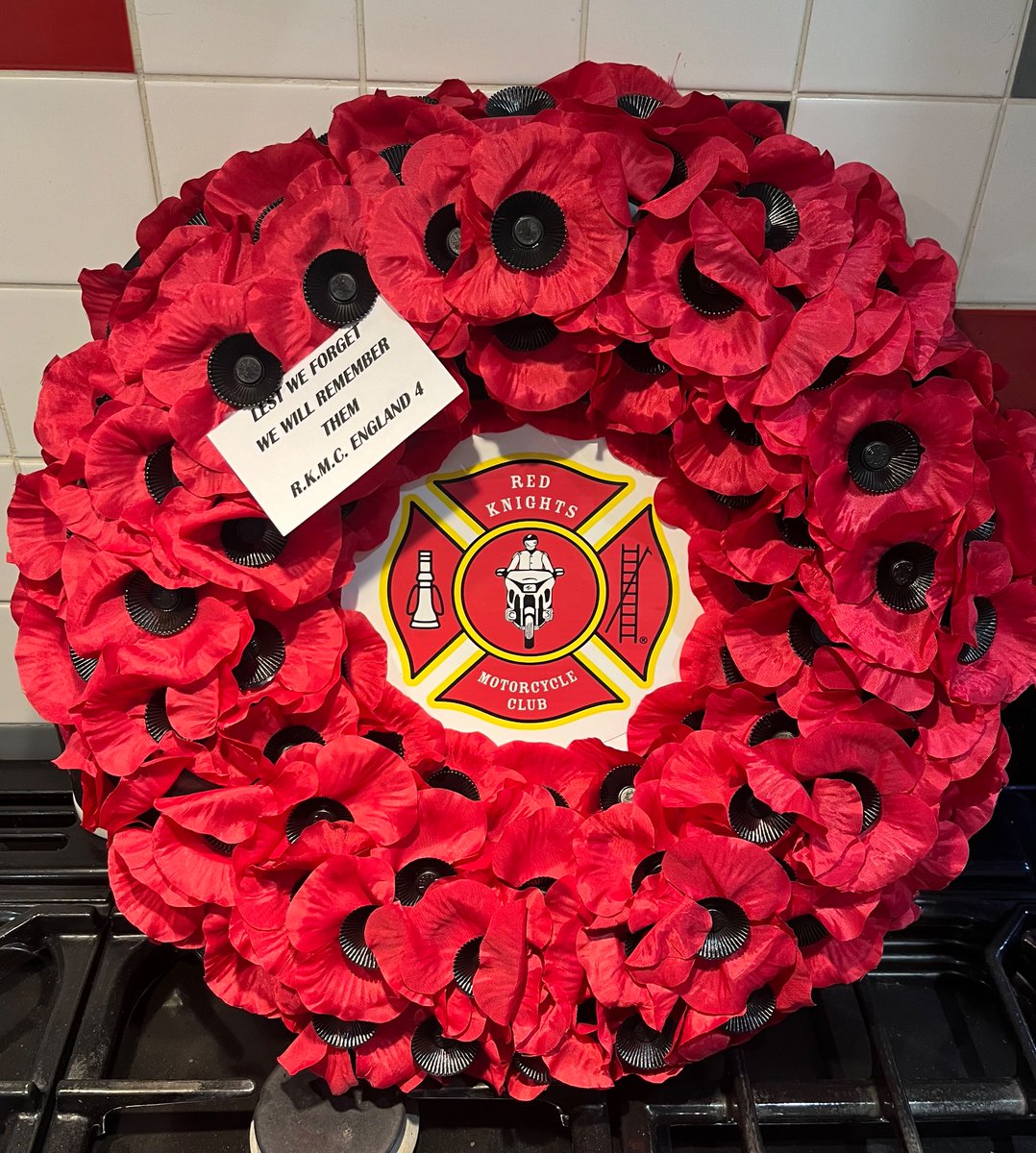 Wreaths all ready for Remembrance Sunday for our chapter members around Essex