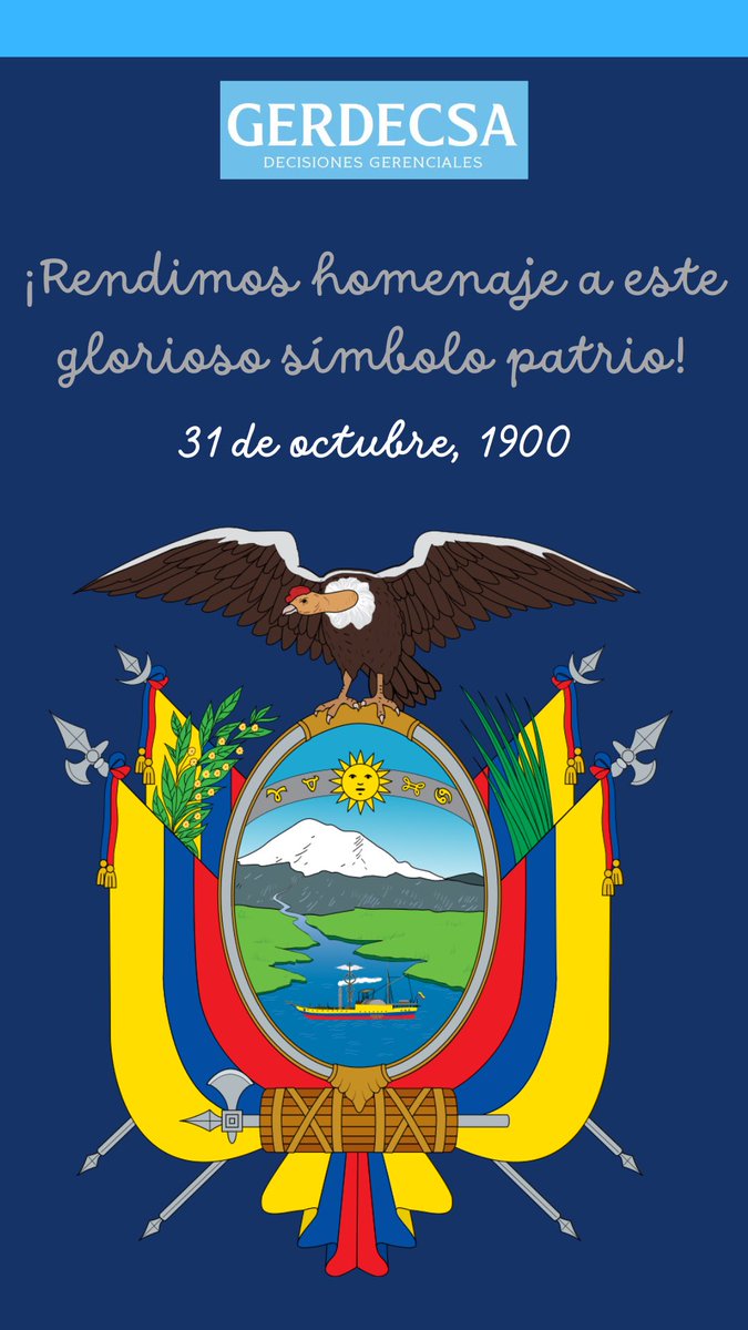 gerdecsaecuador's tweet photo. #DiadelEscudoNacional 🇪🇨 https://t.co/sZIifNQkyu