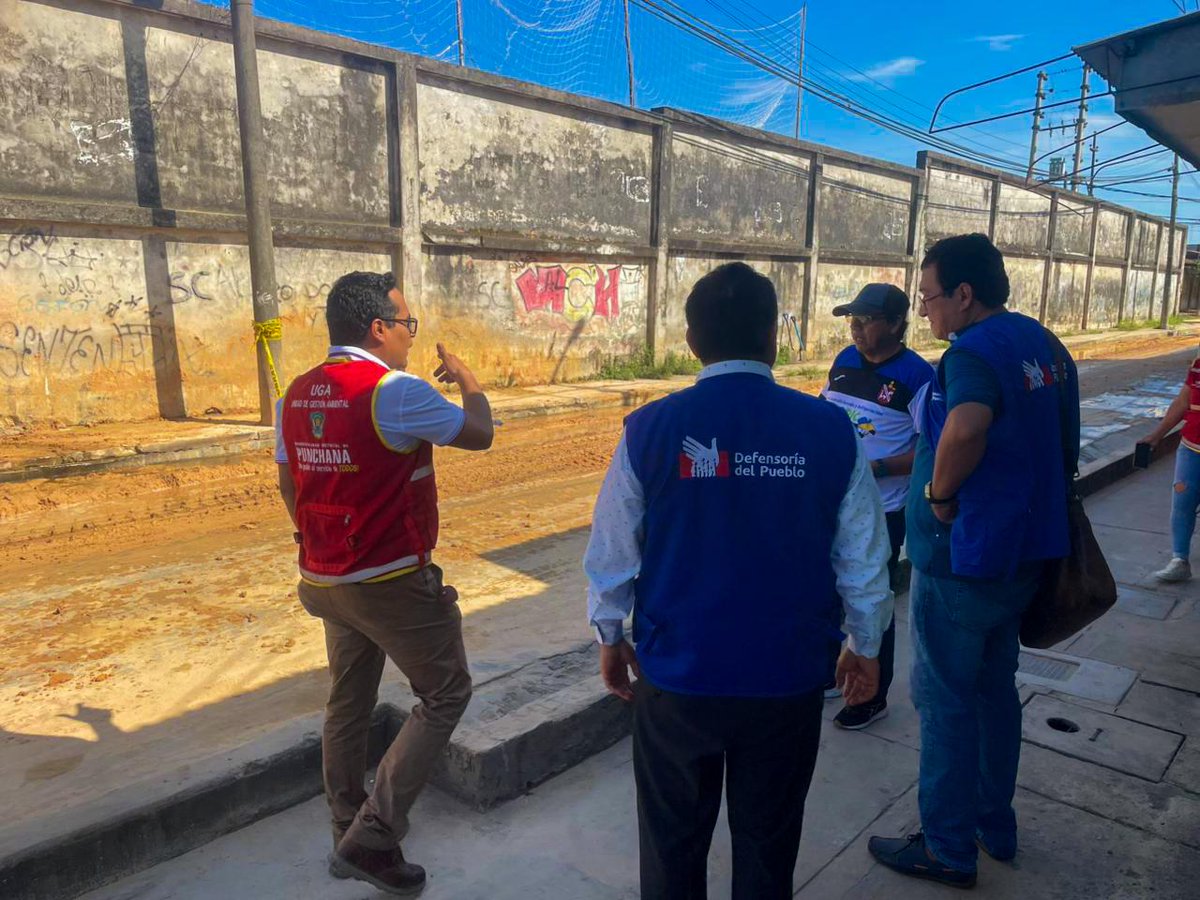 Defensoria_Peru's tweet photo. #Loreto Supervisamos el matadero municipal de Punchana, en el marco de la ejecución de sentencia del @TC_Peru, donde verificamos filtraciones por de aguas residuales que se han esparcido por la calle Miraflores, ocasionando olores fétidos y posibles afectaciones a la salud. (1/2) https://t.co/heK5AJPypg
