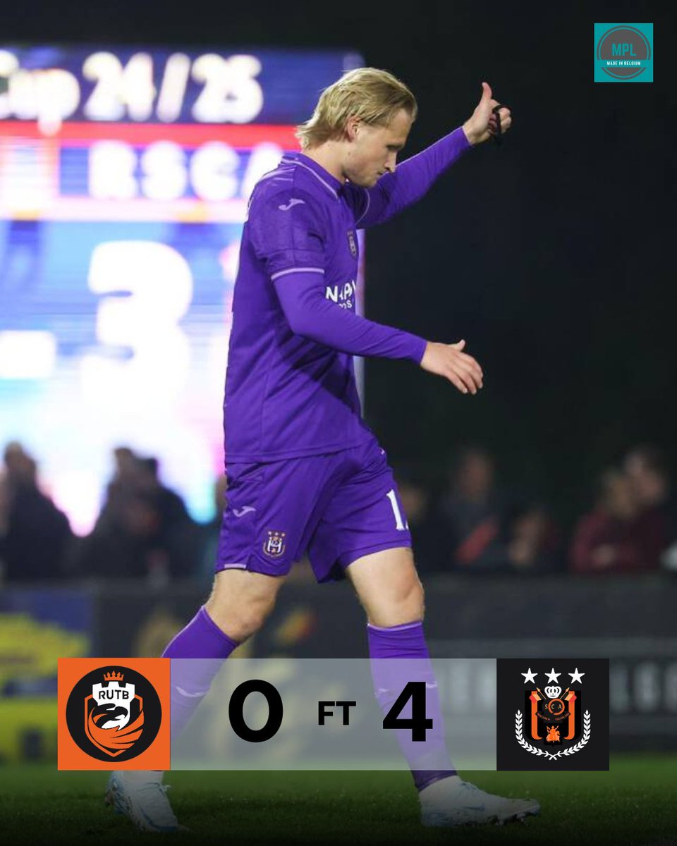 MaProLeague's tweet photo. 🫡 | Un Dolberg libéré permet à Anderlecht de s'imposer sans détour face à Tubize #TUBAND https://t.co/RoZyJ7WUve