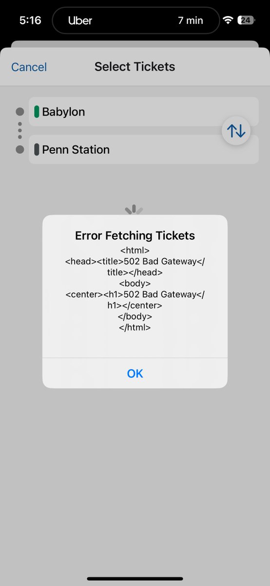 jonathan81892's tweet photo. @LIRR is the train time app going to work or am I going to have to pay the inflated price on the train? This is ridiculous https://t.co/5VvzCW7zGb