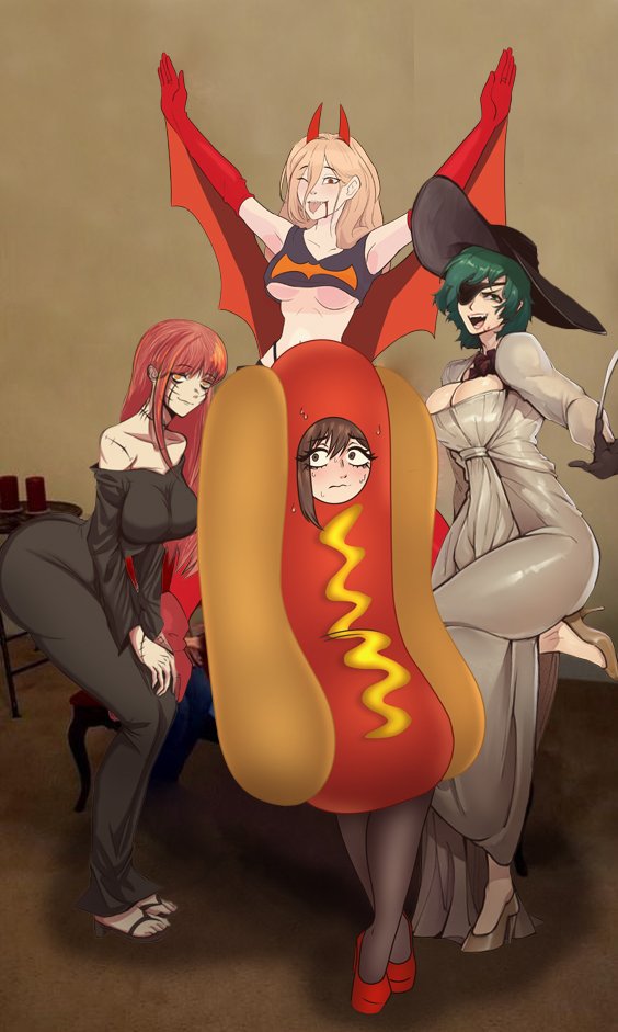 🎃 CHAINSAW GIRLS 🎃
Participé en esta colab y me tocó hacer a minovia himeno 🔥
Gracias por invitarme uwu
<a href="/monocromia02/">Monocromía</a> 
@CDiscordia12 
<a href="/alfonso_memes/">alfonso memes inojosa</a> 

#halloween #fanart #halloween2024 #chainsawman #himeno #makima #power #kobeni