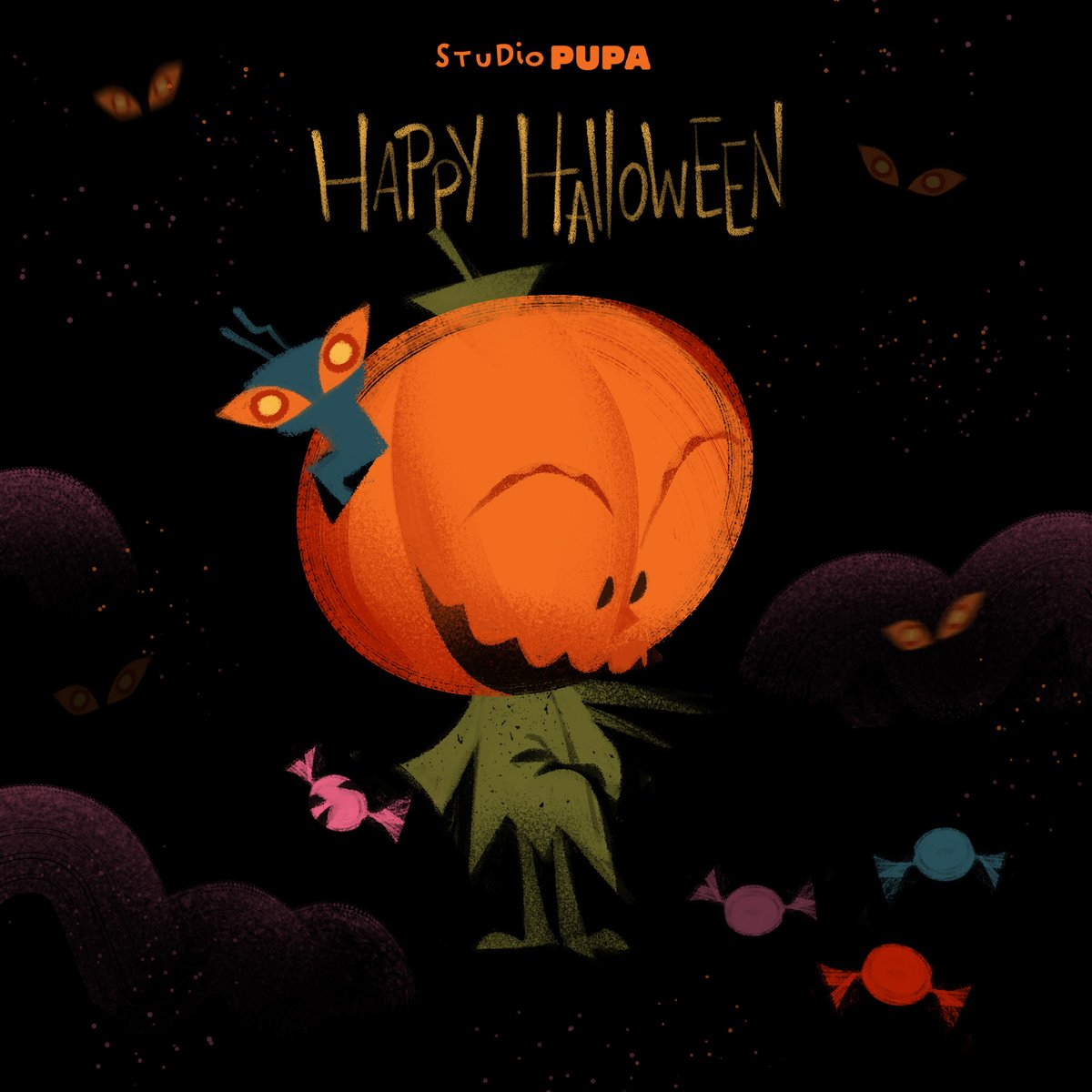 studio_pupa's tweet photo. Happy Halloween 🎃 https://t.co/p7lSj1b1Xo