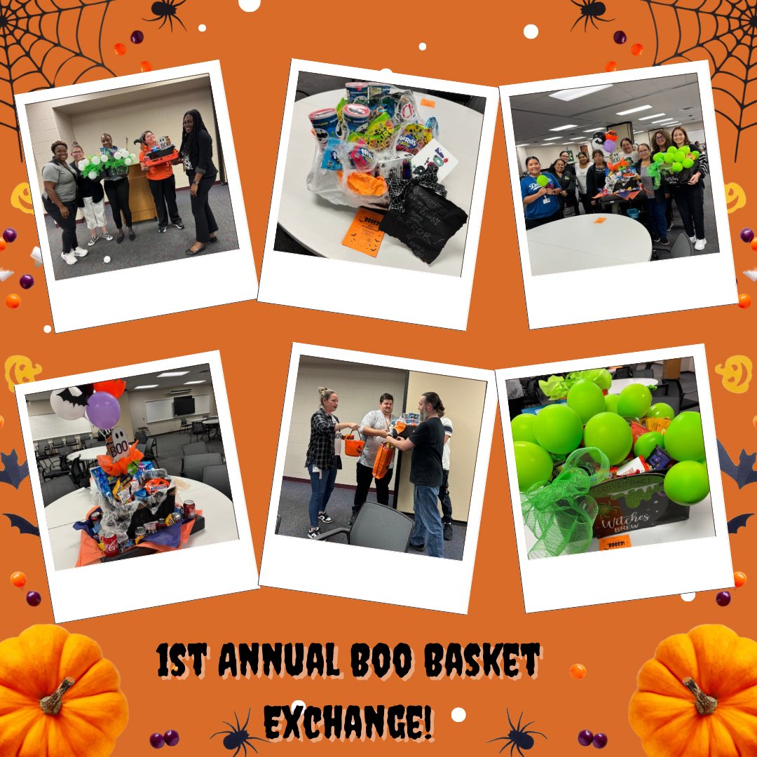 🎃👻 Our 1st Boo Basket Exchange was a scream of a success! Nothing like a little spooky spirit to bring our teams together. Thank you to everyone who joined in on the Halloween fun! <a href="/kahlams/">Kahla Middle School</a> #SpookySeason 🕸️🖤