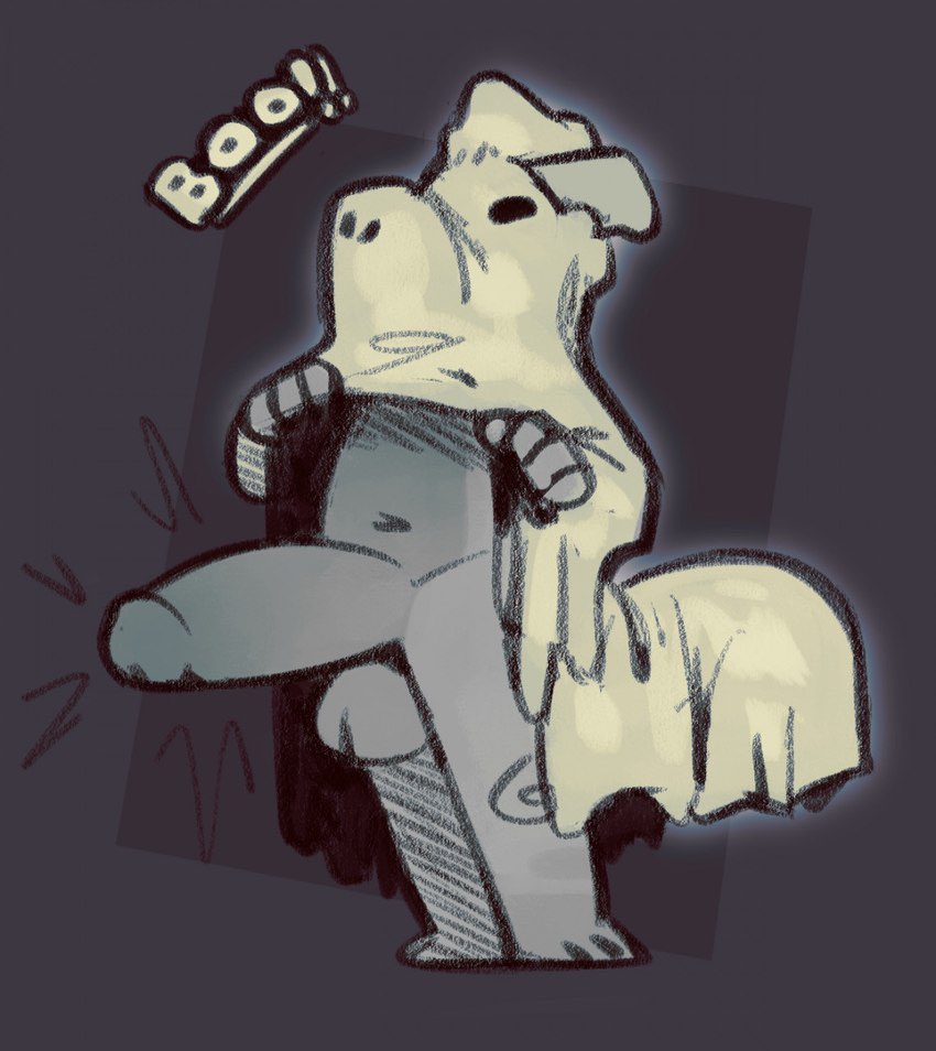 ⁣　　⁣
　　⁣
　　“ B- Boo ! ! . . . . . . . Did I scare you? ”⁣
　　⁣
　　⁣