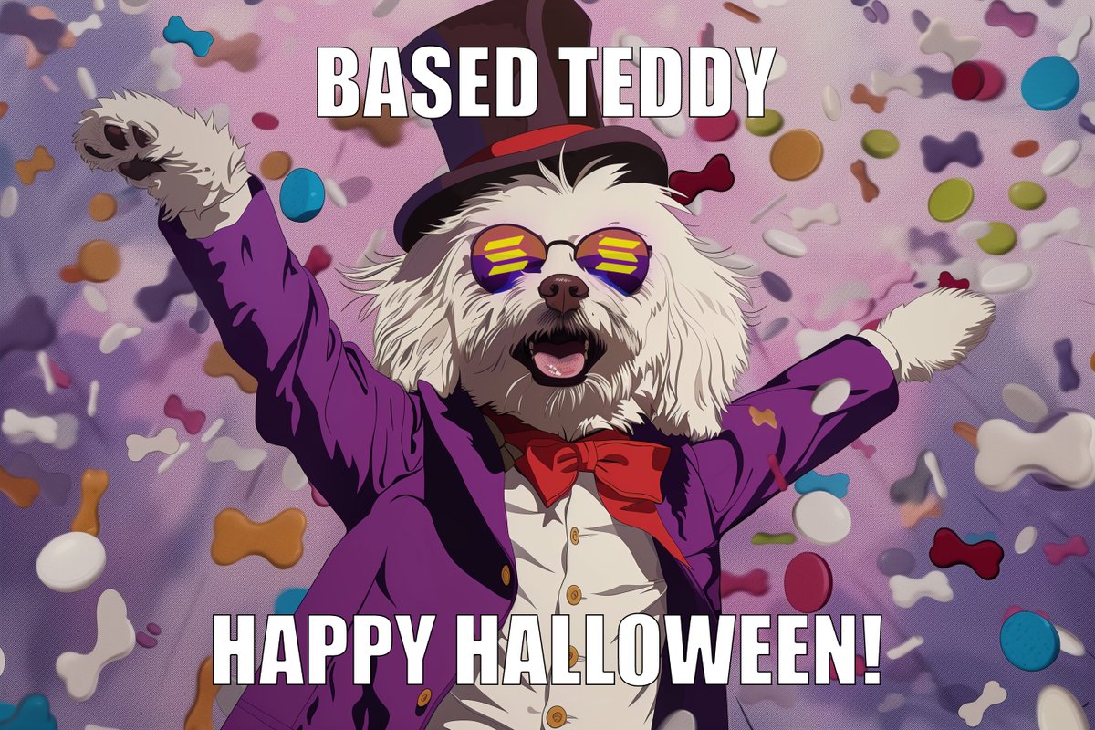 RealBasedTeddy's tweet photo. Trick or treat? #BasedTeddy’s been brewing up something special from #Vietnam. 👻🍭
🎃 Soon, $SOL won’t know what hit it! Stay tuned for the pre-launch chills and thrills. #Happy #Halloween on #Solana! https://t.co/rUPNRYXZhq