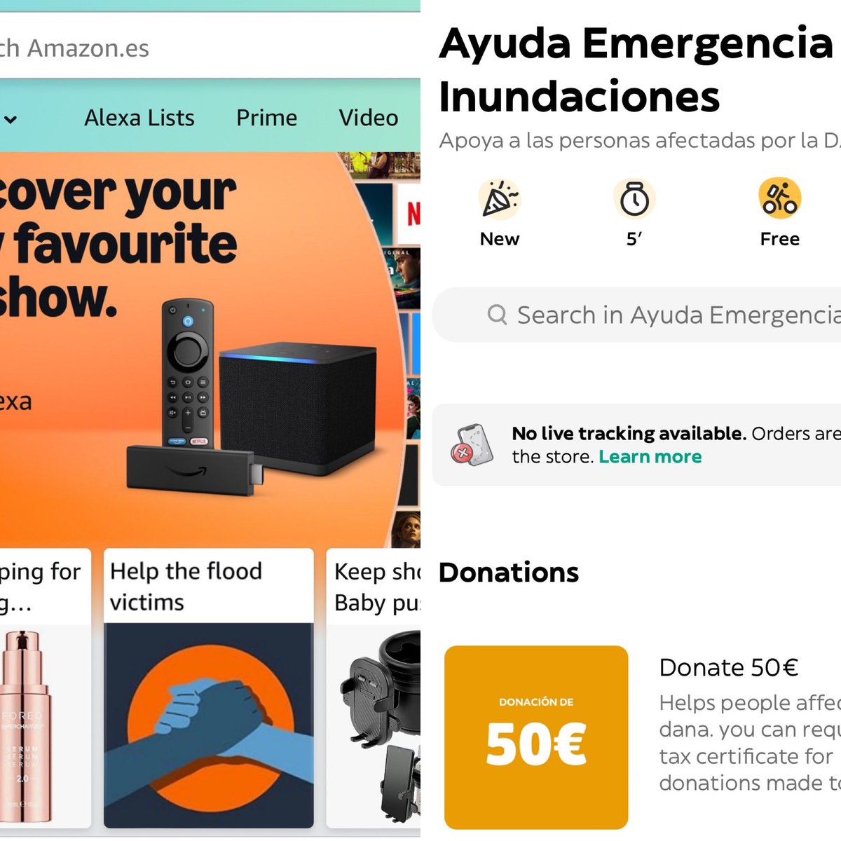 ¡Qué guay! Todas las plataformas principales de e-commerce se convierten en plataformas de recaudación de fondos para los afectados por la DANA. Pero, e-travel, ¿dónde estáis?