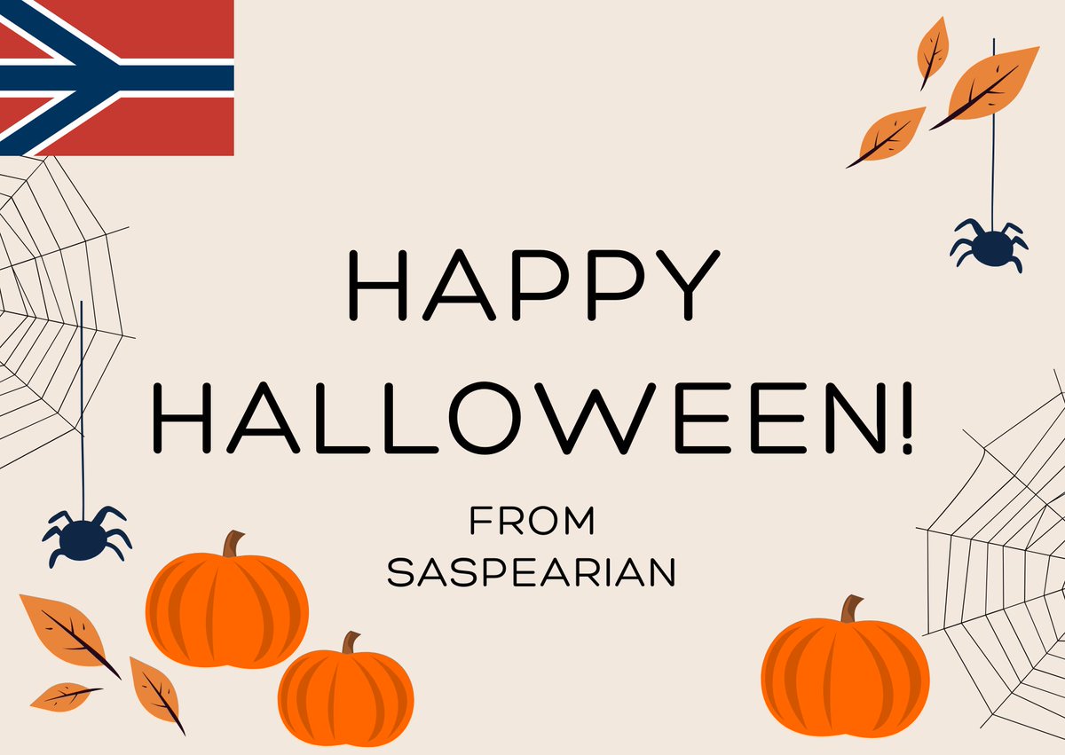 From all of us in Saspearian, we wish you a Happy Halloween!