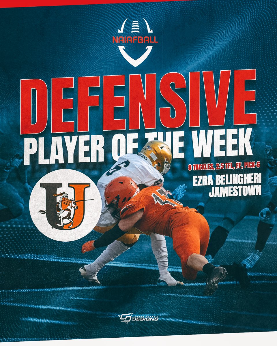 NAIAFBALL (@naiafball) on Twitter photo There were huge performances last week - <a href="/UMWFootball/">University of Montana Western Football</a>'s <a href="/eli_nourse/">Eli Nourse</a> and <a href="/JimmieFootball/">Jamestown Football</a>'s <a href="/BelingheriEzra/">Ezra Belingheri</a> had SCARY good games! There were huge performances last week - <a href="/UMWFootball/">University of Montana Western Football</a>'s <a href="/eli_nourse/">Eli Nourse</a> and <a href="/JimmieFootball/">Jamestown Football</a>'s <a href="/BelingheriEzra/">Ezra Belingheri</a> had SCARY good games!