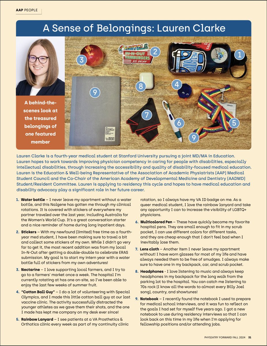 Lauren Clarke (@laurenclarkemha) on Twitter photo I am so excited to be featured in this quarter’s issue of Physiatry Forward. Thank you to the people <a href="/AAPhysiatrists/">Assoc. of Academic Physiatrists (AAP)</a> for thinking of me!
Read on to hear about all of the amazing things happening in the field of #Physiatry:
physiatry.org/publications-m… I am so excited to be featured in this quarter’s issue of Physiatry Forward. Thank you to the people <a href="/AAPhysiatrists/">Assoc. of Academic Physiatrists (AAP)</a> for thinking of me!
Read on to hear about all of the amazing things happening in the field of #Physiatry:
physiatry.org/publications-m…
