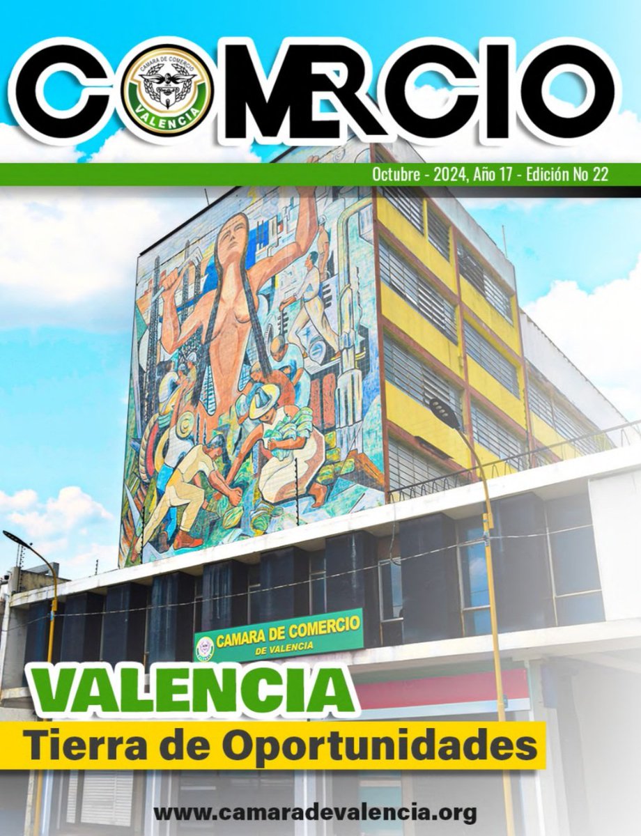 Ya están circulando nuestra edición de cierre 2024 de la revista Comercio. 
Te invitamos a seguirnos en Instagram <a href="/ccv_valencia/">CÁMARA DE COMERCIO VALENCIA.</a> para leerla y compartirla.