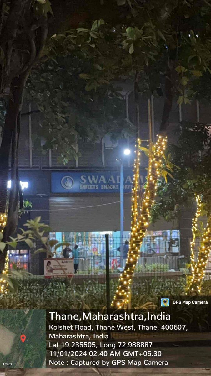 Swapnilbhoir24's tweet photo. SWAADAM SWEETS SNACKS DRYFRUITS  address Unit 4 B, Lodha Amara, beside subway, Kolshet road, 400607, Thane West, कोणाच्या आशीर्वादाने ३/३ वाजेपर्यंत चालतो @ThaneCityPolice @TMCaTweetAway @DGPMaharashtra  @abpmajhatv @aajtak @AawajThane ह्याच्यावर करवाई होणार का https://t.co/yMrWZ9pNMp