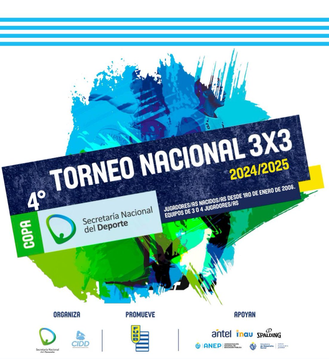 🏀𝟰º 𝗧𝗢𝗥𝗡𝗘𝗢 𝗡𝗔𝗖𝗜𝗢𝗡𝗔𝗟 𝟯𝗫𝟯 2024/2025
Comienzan los encuentros regionales para definir los 16 equipos (8 masculinos y 8 femeninos) que llegarán a la gran final.
🗓️Estas son las fechas para los encuentros regionales
Abrimos 🧵 👇