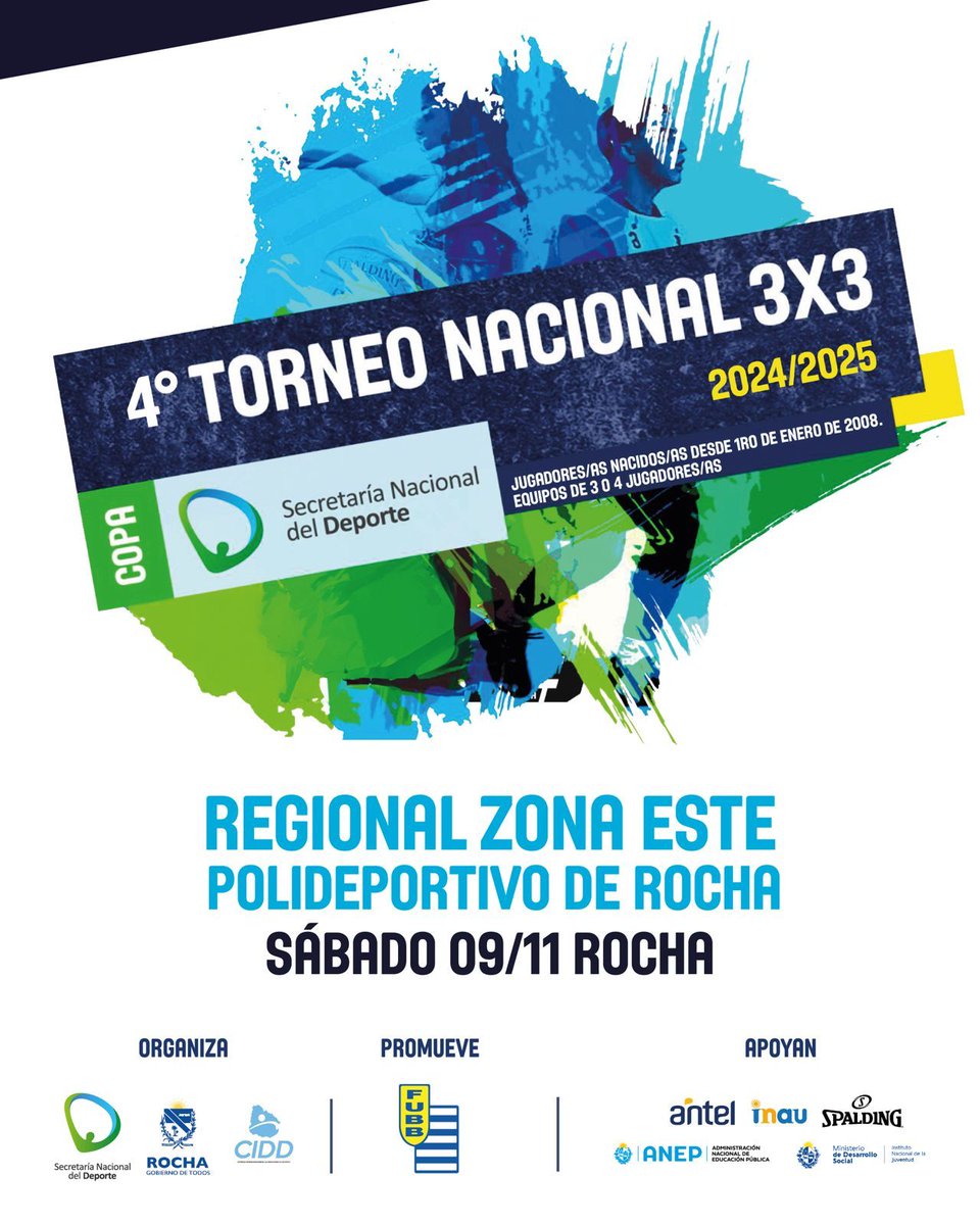 -Domingo 3/11 10hs. Durazno, Zona Centro Norte
-Sábado 9/11 10hs. Rocha, Zona Este
-Domingo 10/11 17:30hs. Paysandú, Zona Oeste.
-Sábado 16/11 10hs. Flores, Zona Centro Sur

Entrada libre.