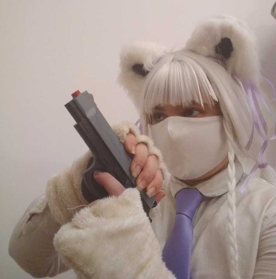 The__Copycat's tweet image. Happy Halloween! 

This year we have the best polar bear! 
Say hi to Elena!

#qsmp #qsmpelena #qsmpcosplay #qsmpcosplayer #elenaqsmp #elena #elenacosplay #elenafanart #cosplay #cosplayer #cos #halloween #HalloweenCosplay