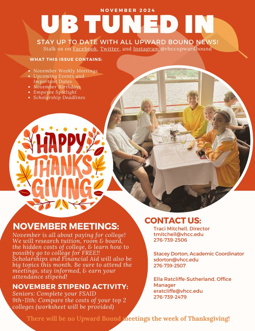 vhccupwardbound's tweet photo. November newsletter is in the mail! https://t.co/T3RtpQfo7b