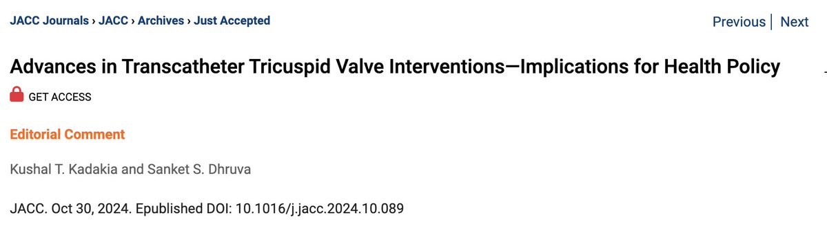 Kushal Kadakia (@ktkadakia) on Twitter photo <a href="/JACCJournals/">JACC Journals</a> <a href="/hmkyale/">Harlan Krumholz</a> <a href="/ACCinTouch/">American College of Cardiology</a> <a href="/TCTConference/">TCT Conference</a> <a href="/US_FDA/">U.S. FDA</a> <a href="/GilbertTangMD/">Dr. Gilbert Tang</a> @arnoldgehrke <a href="/j_hausleiter/">jƶrg hausleiter</a> (3/6) <a href="/JACCJournals/">JACC Journals</a>'s editorial board put these findings in context in accompanying commentaries:
š„ Future research: from quantity of life ā”ļøquality of life - <a href="/aakriti_15/">Aakriti Gupta, MD MSc</a>, Celina Yong, <a href="/rallamee/">Rasha Al-Lamee</a>
šļø Health policy implications: evidence, payment, coverage - Sanket Dhruva & I <a href="/JACCJournals/">JACC Journals</a> <a href="/hmkyale/">Harlan Krumholz</a> <a href="/ACCinTouch/">American College of Cardiology</a> <a href="/TCTConference/">TCT Conference</a> <a href="/US_FDA/">U.S. FDA</a> <a href="/GilbertTangMD/">Dr. Gilbert Tang</a> @arnoldgehrke <a href="/j_hausleiter/">jƶrg hausleiter</a> (3/6) <a href="/JACCJournals/">JACC Journals</a>'s editorial board put these findings in context in accompanying commentaries:
š„ Future research: from quantity of life ā”ļøquality of life - <a href="/aakriti_15/">Aakriti Gupta, MD MSc</a>, Celina Yong, <a href="/rallamee/">Rasha Al-Lamee</a>
šļø Health policy implications: evidence, payment, coverage - Sanket Dhruva & I